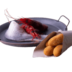 Croquetas de Merluza y Carabinero
