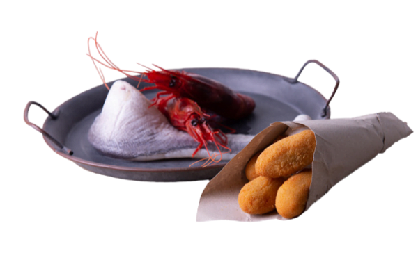Croquetas de Merluza y Carabinero