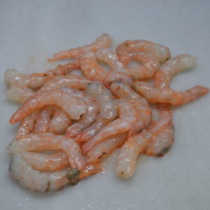 Cola de gamba blanca de Huelva pelada en blíster de 150 gramos
