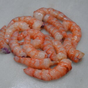 Cola de gamba roja pelada en blíster de 150 g