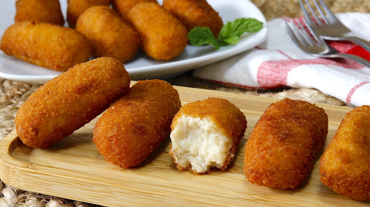 Croquetas de Bacalao a la Bilbaína