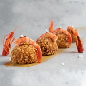 Croquetas de Gamba Roja o Alistado